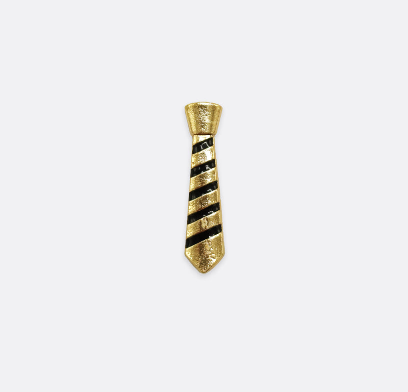 NECKTIE GOLDEN LAPEL PINS