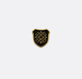 Turkish Knight Shield – Black And Gold Lapel Pins