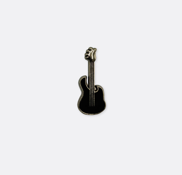 BLACK GUITAR Gunmetal LAPEL PINS