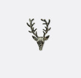 Alpha Antler - Black Metal Lapel Pins