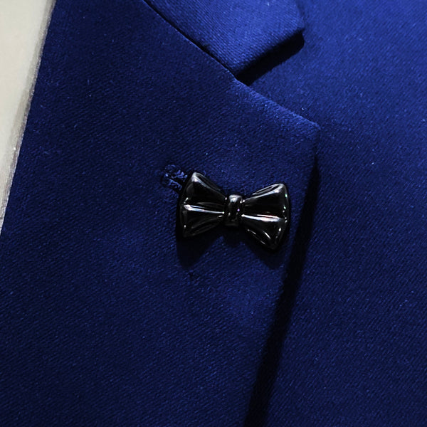 BOW TIE BLACK LAPEL PINS