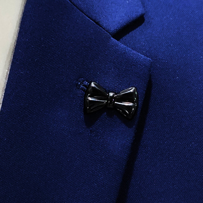 BOW TIE BLACK LAPEL PINS