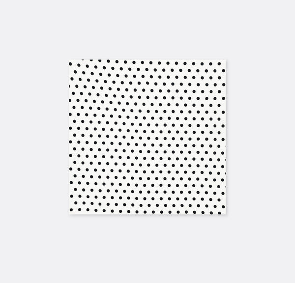 Snow White Base Polka - Silk Pocket Square