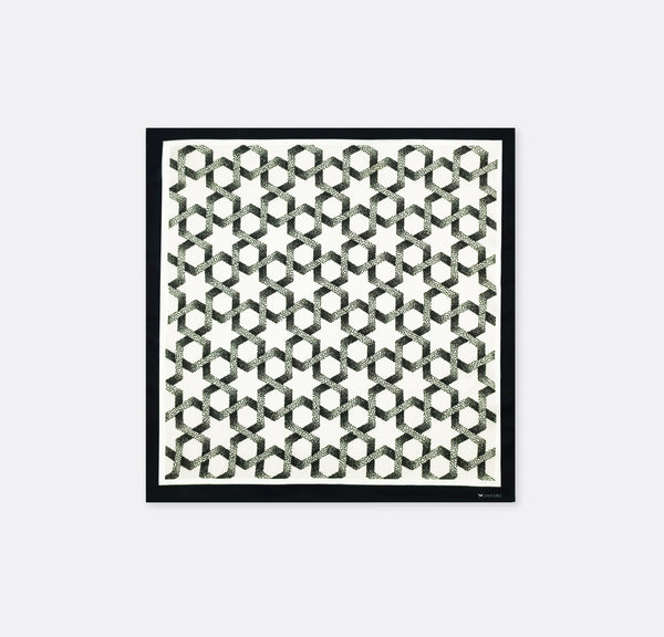 Infinite Geometric Loop – Silk Pocket Square