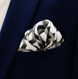 Infinite Geometric Loop – Silk Pocket Square