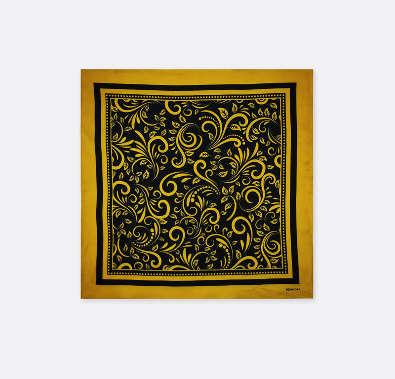 Chinese Floral Art – Silk Pocket Square