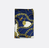 Curb and Link Chain Art – Silk Pocket Square