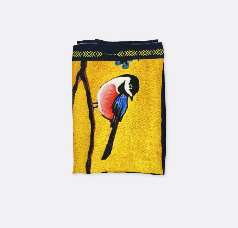 Morning Bird – Silk Pocket Square