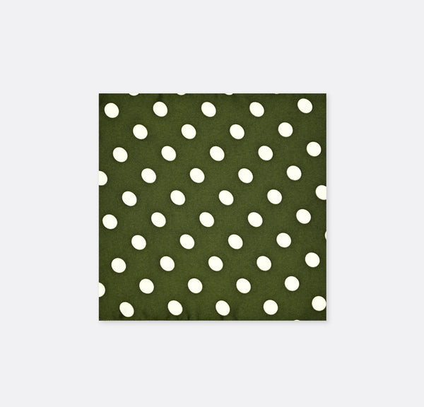 Forest Polka Dots - Silk Pocket Square