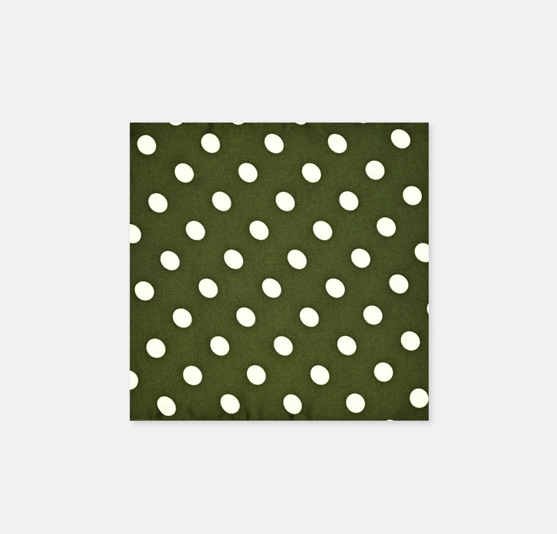 Forest Polka Dots - Silk Pocket Square