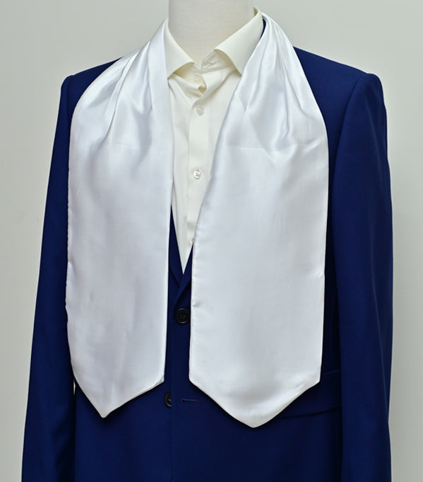 Pearl White Paradigm Silk Ascots