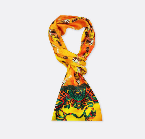 Babar's zalmi - silk men scarves