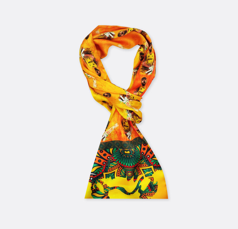 Babar's zalmi - silk men scarves