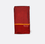 Maroon Mini Dot Polka - Silk Men Scarves