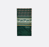 GREEN & GOLD REVERSIBLE - SILK MEN SCARVES