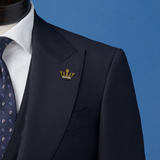The Crown Brass Lapel Pin
