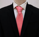 PINK DIAGONAL STRIPED NECK TIES