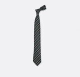 Grey & Purple Regimental Striped Tie