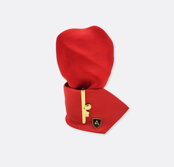 Valentine red tie set