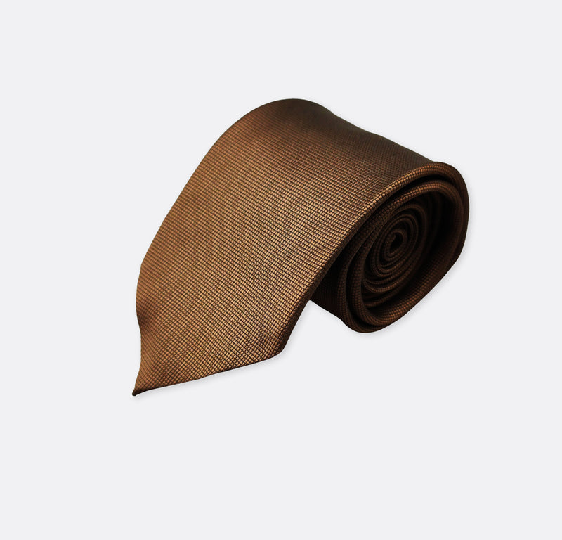 Italian light brown tie