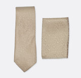 Tea Pink Self Tie & Pocket Square Set