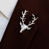 Alpha Antler - Silver Lapel Pins - Lapel Pins | Monzoro Pakistan