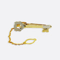 Ancient Key - Tie Clip - Golden and Silver - Tie Clips | Monzoro Pakistan