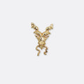 Antique Burnished Markhor – Golden Lapel Pins - Lapel Pins | Monzoro Pakistan