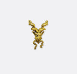 Antique Markhor – Bright Golden Lapel Pins - Lapel Pins | Monzoro Pakistan