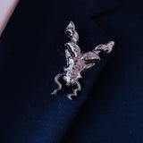 Antique Markhor – Gunmetal Lapel Pins - Lapel Pins | Monzoro Pakistan