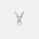 Antique Markhor Silver Lapel Pins