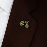 Brass Scooter - Metal Lapel Pins