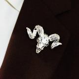 Markhor - Silver Lapel Pins