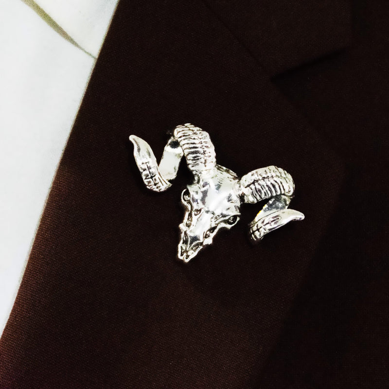 Markhor - Silver Lapel Pins