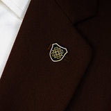 Turkish Knight Shield – Black And Gold Lapel Pins