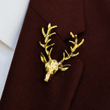 Alpha Antler - Bright Golden Lapel Pins