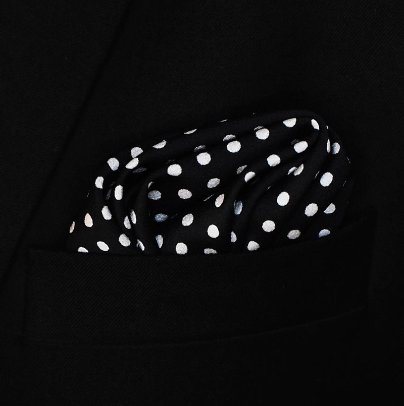 Point Black - Silk Pocket Square