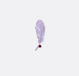 Bird Feather – Metallic Silver Lapel Pins - Lapel Pins | Monzoro Pakistan