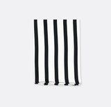 Black & White Stripes Silk Pocket Squares - Pocket Squares | Monzoro Pakistan