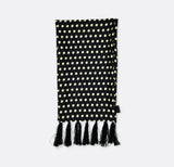 Black Base Polka - Silk Men Scarves - Silk Scarves | Monzoro Pakistan