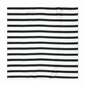 Black & White Stripes pocket square — full flat product.
