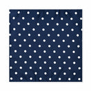 Blue Polka Drops Silk Pocket Square
