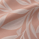 Blush Laurel Leaf Silk Tie — Fabric design and weave close-up
