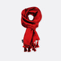 Bordeaux Wine Solid - Silk Men Scarves - Silk Scarves | Monzoro Pakistan