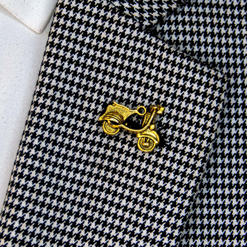 Mini Scooter - Golden Lapel Pins