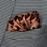Coral Sands Polka Dot - Silk Pocket Square