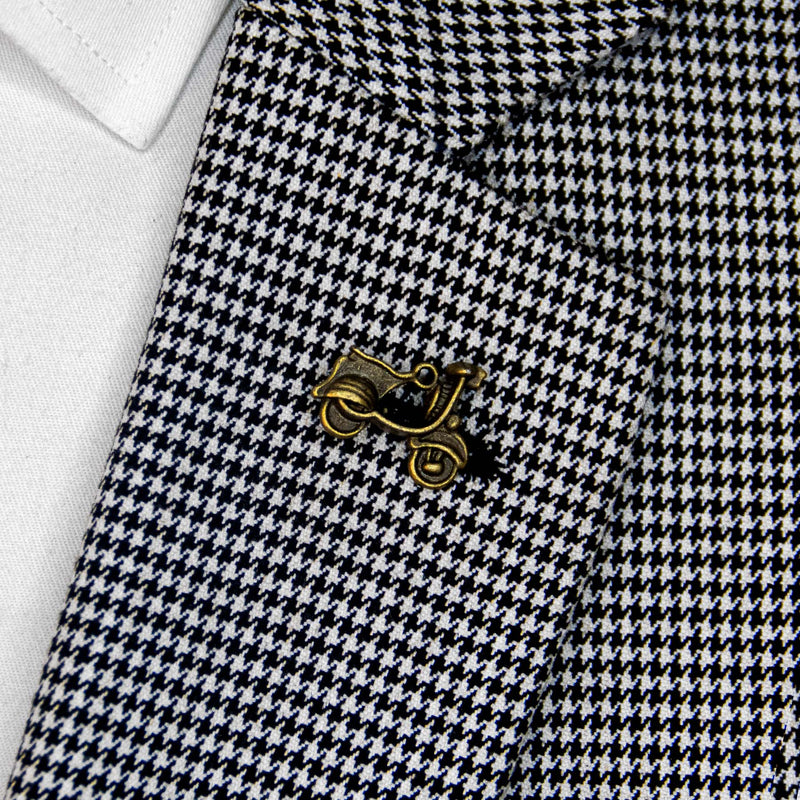 Brass Scooter - Metal Lapel Pins