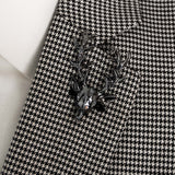 Alpha Antler - Black Metal Lapel Pins