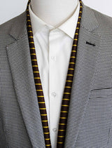 Yellow Cane Hazel Silk Men Scarves