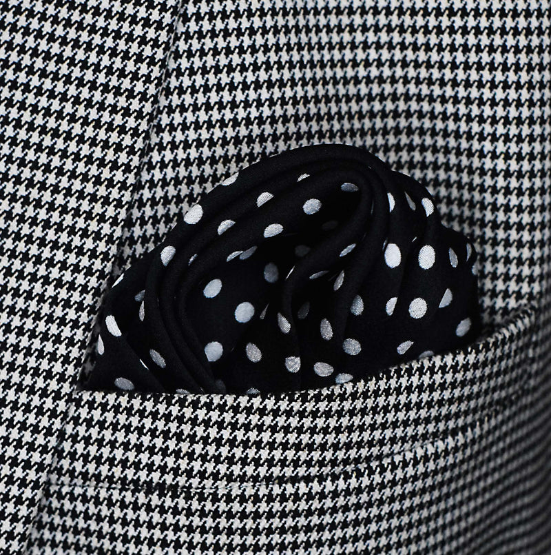 Point Black - Silk Pocket Square